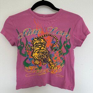 Urban Outfitters Cropped Graphic Tee